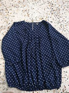Heart Print Blouse