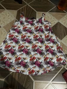 Floral Print Spaghetti Strap Top