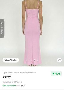 Pink Slip Dress