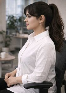 Classic White Button-Up Shirt