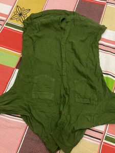 Olive Green Casual Shirt