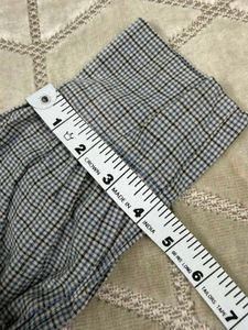 Embroidered Black &amp; White Checkered Kurta
