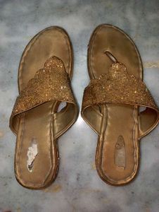 Golden Sandals For Women