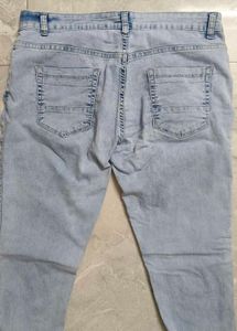 Light Wash Mid-Waist Skinny Jeans