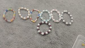 Set of 7 Beaded Bracelets