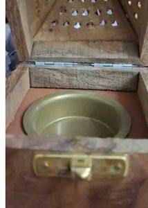 Wooden Incense Burner Box