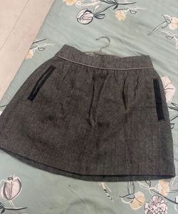 Stylish Grey Mini Skirt