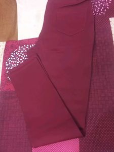 Stylish Maroon Pants
