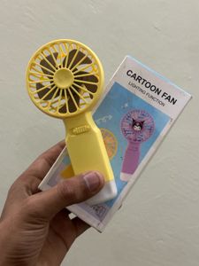 Portable Cartoon Fan with Light