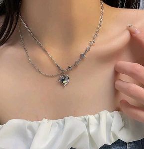 Chic Layered Star & Gem Necklace