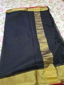 Elegant Black Saree