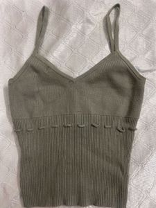 Ribbed Knit Camisole Top