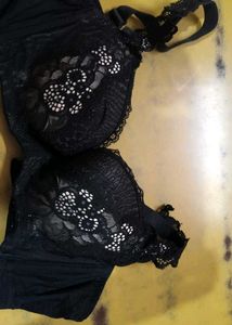 Elegant Black Lace Bra