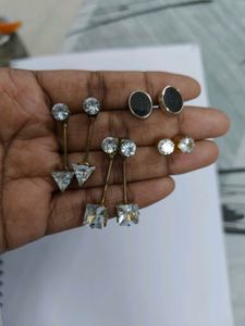 Assorted Stud Earrings Set