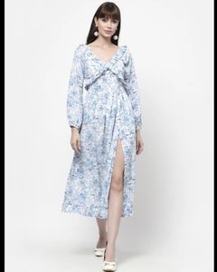 🤍🩵Cottage Core Dreamy Blue Dress🩵🤍