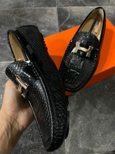 Men’s Hermes Croco Leather Top Quality Loafer