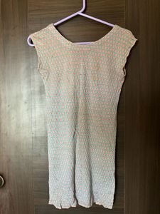 New Sleeveless Top Pinkish Blue For Women