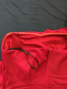 Vero Moda Red Ruffle One-Shoulder Dress