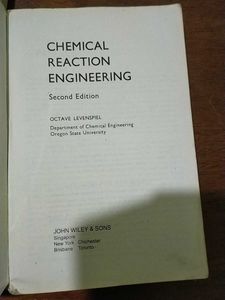 Chemical Reaction Engineering Book