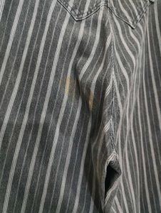 Striped Denim Jeans