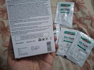 Nature's Essence De-Tan Cream - 6 Sachets