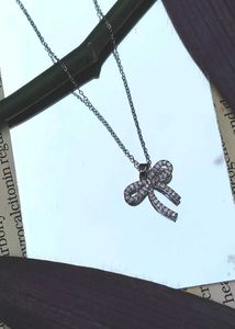 Cute Bow Pendant Necklace