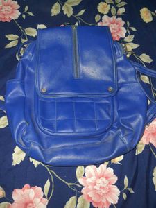Vibrant Blue Backpack Bag