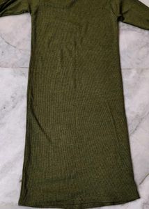 Olive Green Knit Top