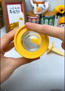 Cute Duck Oil Brush Bottle