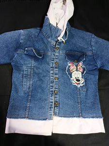Cute Denim Hoodie Jacket