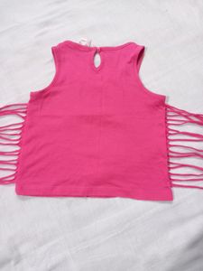 Cute Pink Summer Top For Baby Girl (18-24 months)