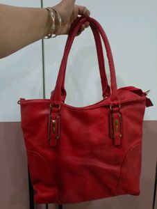 Chic Red Tote Bag
