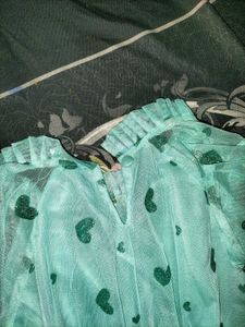 Beautiful Heart Print Gown