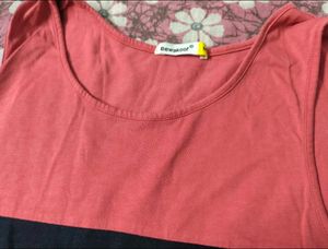 Coral Tank Top with Stripes 🌷✨