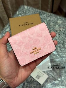 Coach Pink Signature Wallet