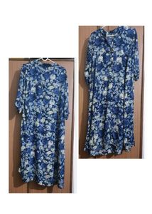 Beautiful Blue Floral Kurta