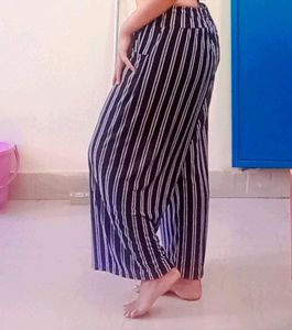 Women's Stripes Lining Palazzo