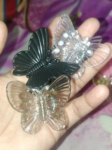Set of 6 Butterfly Hair Clips