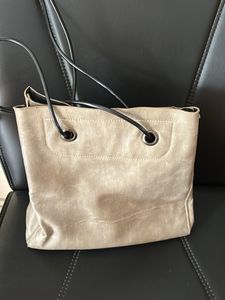 Button Closure Tote Bag