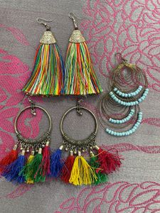 Pair Of 3 Earrings