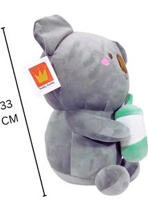 Cute Koala Plush Toy with Boba. YYYYYYY