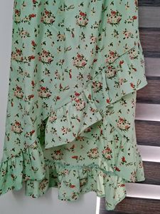 Stylo Bug Green Dress For Girls