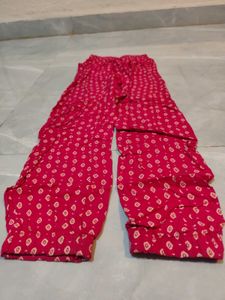Pink Graphic T-Shirt with Printed Skirt