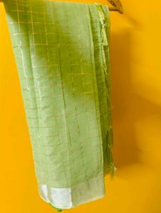 New Saree With Falls Pico Tag