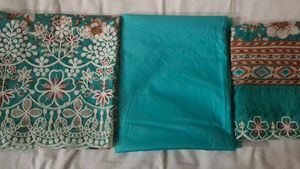Beautiful Teal Floral Kurta Set