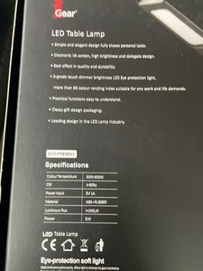 iGear Business Desk Lamp with Clock