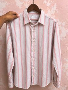 Korean fit Y2K Striped Boxy shirt