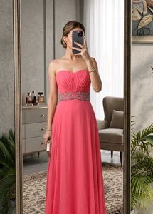 chiffon gown