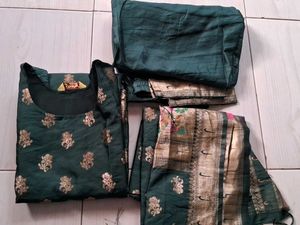 Branded elegant Silk Kurta Set with Dupatta