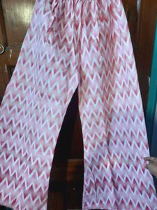 Pink Chevron Palazzo Pants